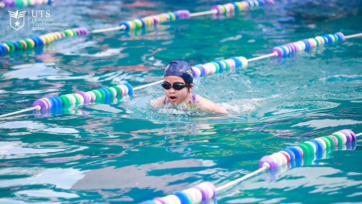 Bơi lội được áp dụng trong trường Quốc tế ở TPHCM