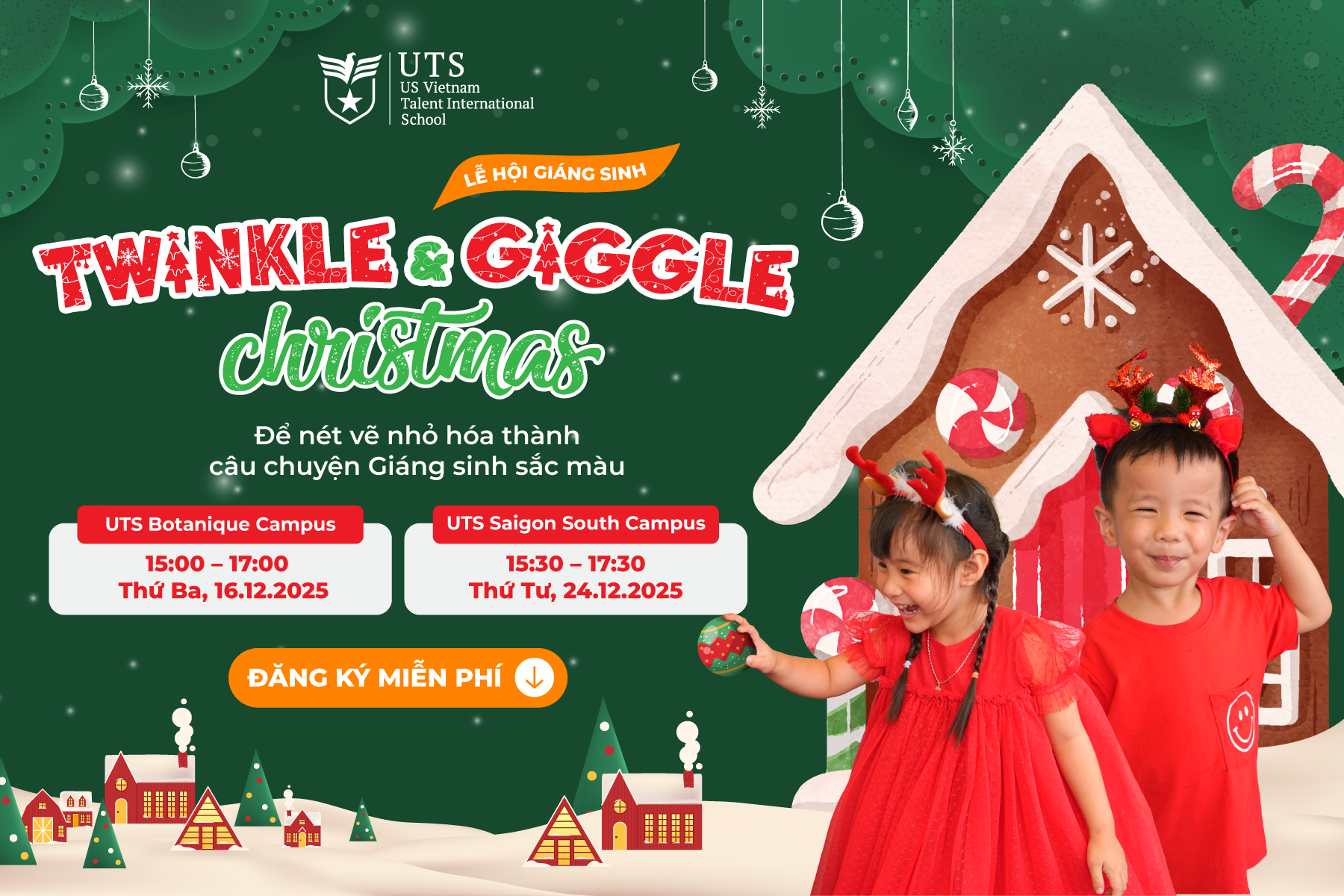Ngày hội sáng tạo “Twinkle & Giggle Christmas”
