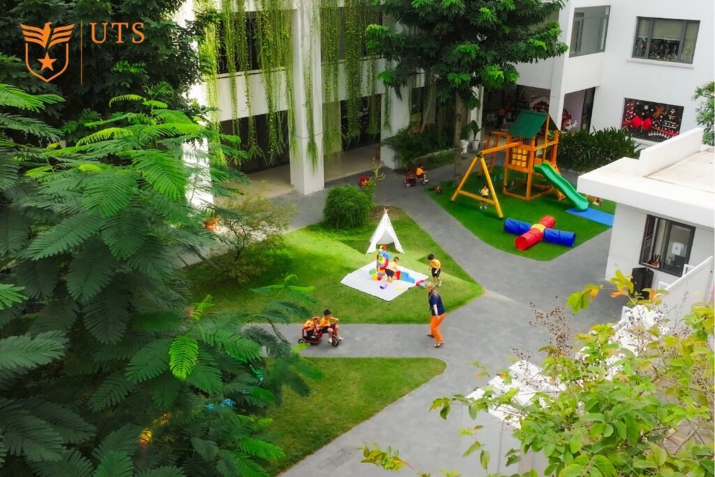 Không gian xanh mát cho con thỏa sức khám phá