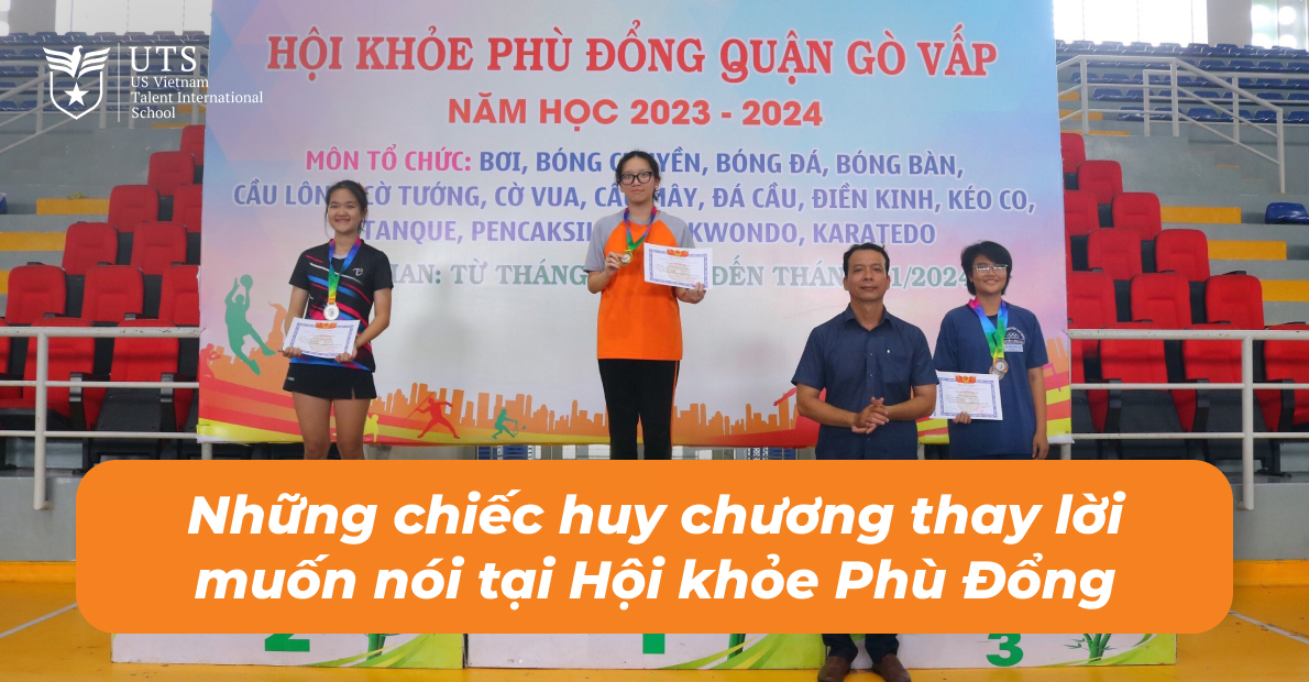 Medal speak volumes at the National Phu Dong Sport Festival – District level in the academic year 2023 – 2024