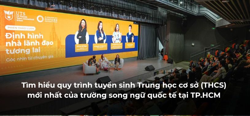 quy trình tuyển sinh trung học cơ sở trường UTS