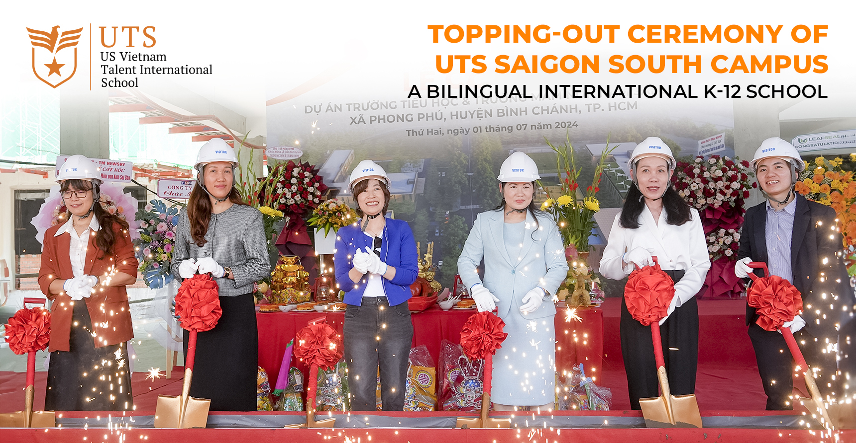 Topping-out ceremony of UTS Saigon South campus – a bilingual International K-12 school