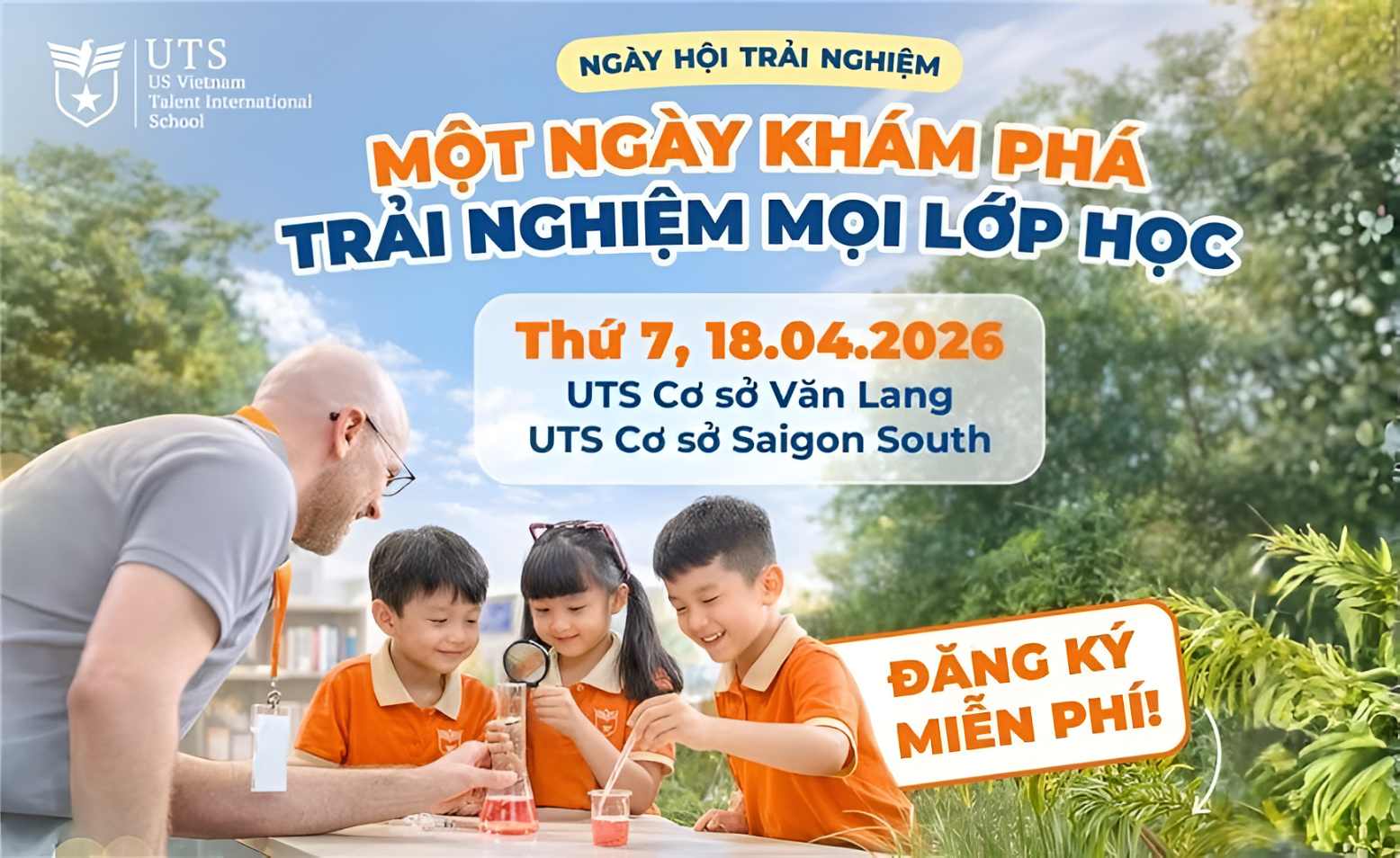 Một ngày khám phá – Trải nghiệm mọi lớp học tại UTS