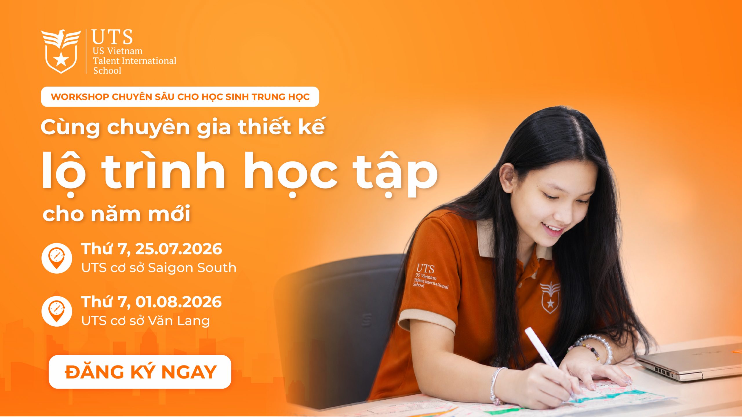 WORKSHOP CHUYÊN SÂU DÀNH CHO HỌC SINH TRUNG HỌC: HOÀN THIỆN KẾ HOẠCH HỌC TẬP CHO NĂM MỚI