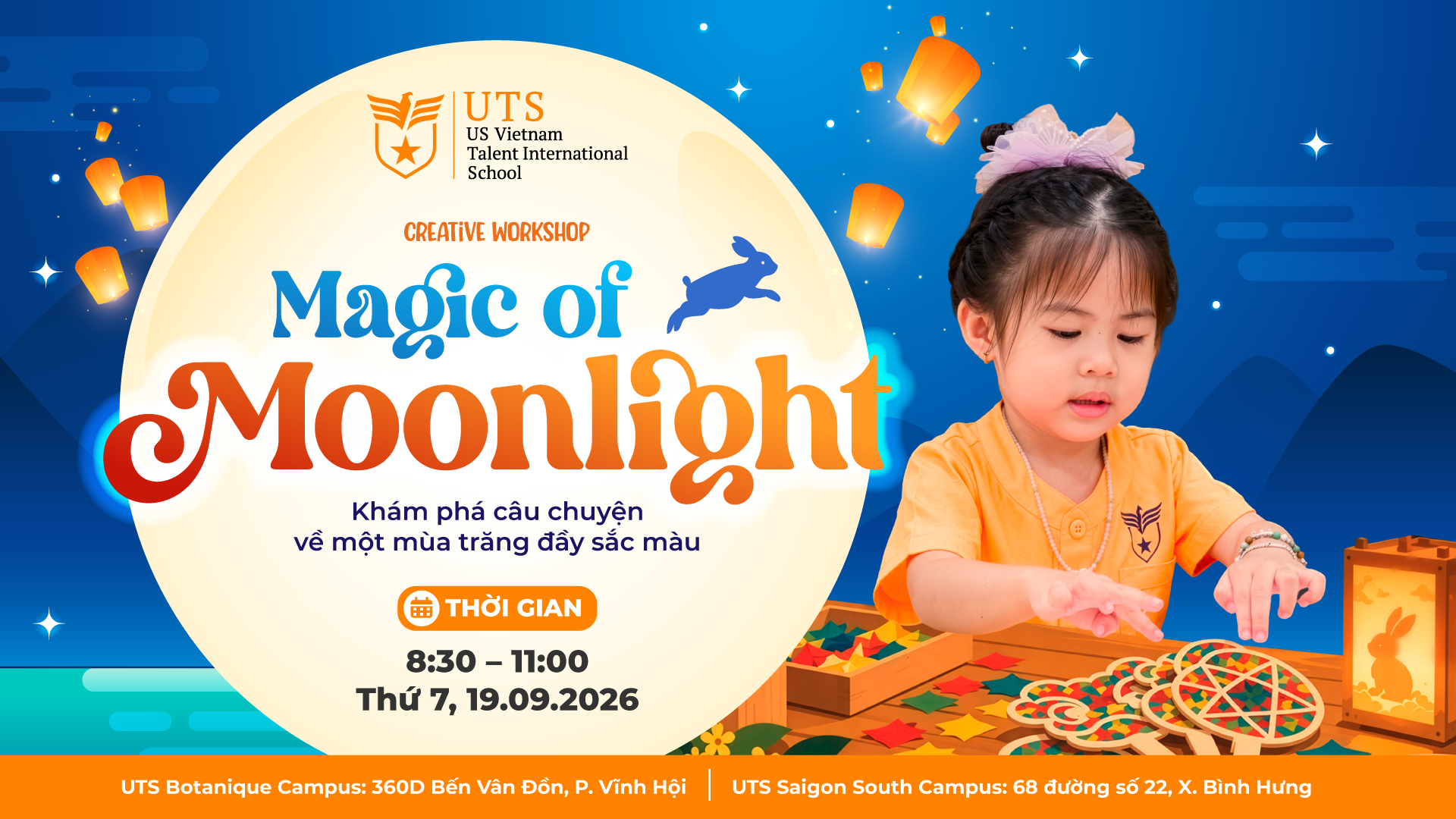 CREATIVE WORKSHOP “MAGIC OF MOONLIGHT” | TỪ NHỮNG MẢNH MÀU NHỎ CON TẠO NÊN MÙA TRĂNG SẮC MÀU