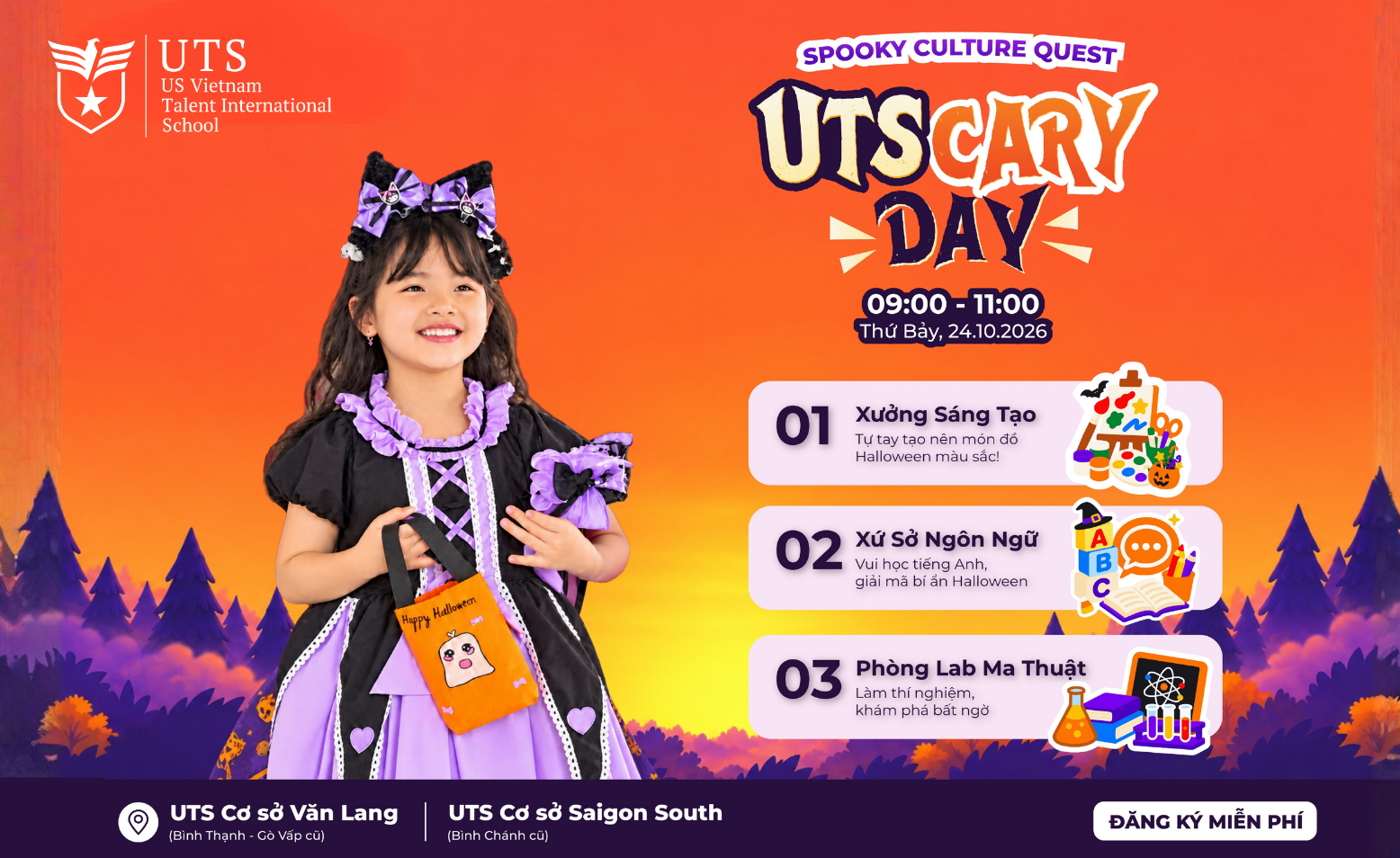 SPOOKY CULTURE QUEST – NGÀY HỘI TRẢI NGHIỆM VĂN HÓA TẠI UTS
